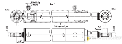 Гидроцилиндр МС63/40х500-3(4).11.3(870)