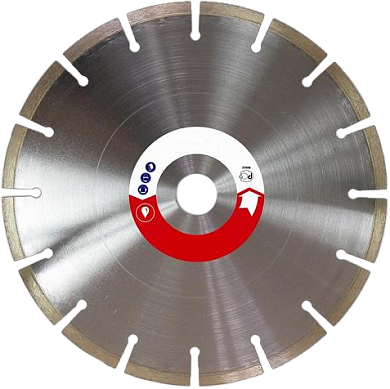 Алмазный отрезной сегментный диск LGDF350/25,4 DA Адель (асфальт)