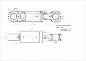 Гидроцилиндр ЦГ-125.80х430.11