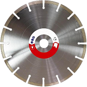 Алмазный отрезной сегментный диск S-LGD300/25,4 DB Адель (огнеупоры)