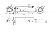 Гидроцилиндр ЦГ-100.60х150.11