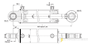 Гидроцилиндр МС125/50х400-3(4).11(797)