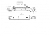 Гидроцилиндр ЦГ-50.30х440.22