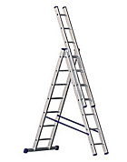 Лестница-стремянка Алюмет трехсекционная универсальная 5312 3x12
