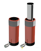 Домкрат универсальный гидравлический одностороннего действия ДУ35П100