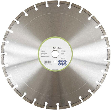 Алмазный отрезной сегментный диск WDC BL 450D Proff (ж/бетон)
