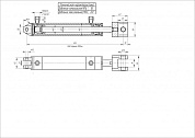 Гидроцилиндр ЦГ-40.25х200.01