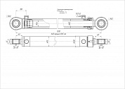 Гидроцилиндр ЦГ-80.56х1265.11